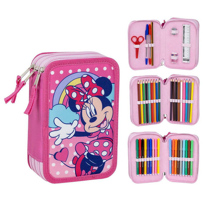 Cerdá Plumier Minnie Disney con Accesorios Rosa Cerdá Plumier Minnie Disney con Accesorios Rosa