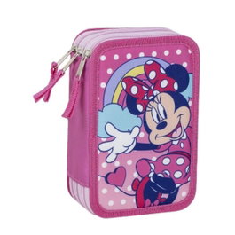 Cerdá Plumier Minnie Disney con Accesorios Rosa