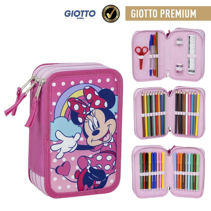 Cerdá Plumier Minnie Disney con Accesorios Rosa Cerdá Plumier Minnie Disney con Accesorios Rosa
