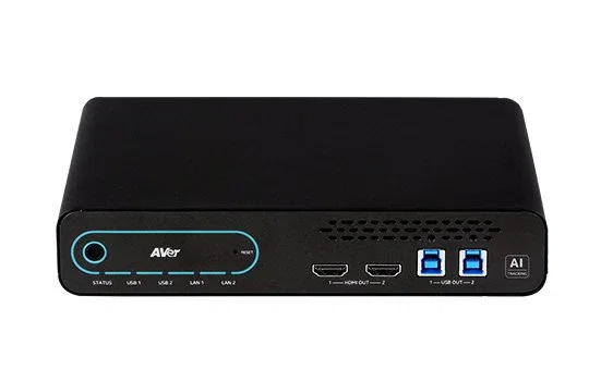 AVerMedia Grabadora de Video MT300 - 4K Ultra HD a 60 fps, Entradas HDMI 3x, Salidas 2x, Alimentación PoE y CC - Negro