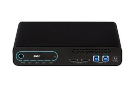 AVerMedia Grabadora de Video MT300 - 4K Ultra HD a 60 fps, Entradas HDMI 3x, Salidas 2x, Alimentación PoE y CC - Negro