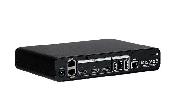 AVerMedia Grabadora de Video MT300 - 4K Ultra HD a 60 fps, Entradas HDMI 3x, Salidas 2x, Alimentación PoE y CC - Negro