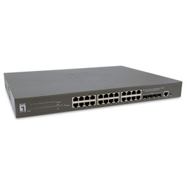 Level One GTP-2871 Switch 24x PoE+ 4x10GSFP+