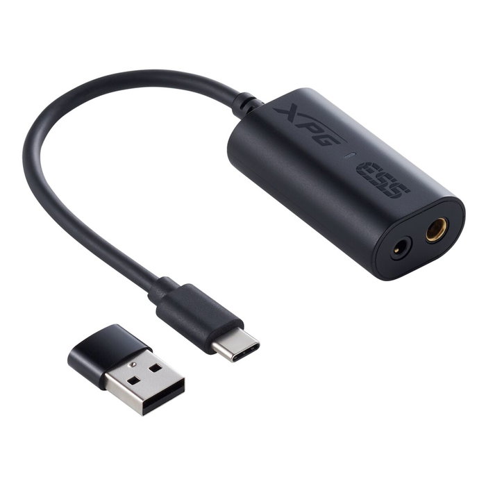 XPG PRECOG STUDIO Gaming-Headset Negro y Rojo con ESS USB-C DAC and 4,4 mm Balanced Connector