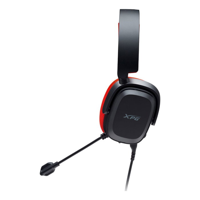 XPG PRECOG STUDIO Gaming-Headset Negro y Rojo con ESS USB-C DAC and 4,4 mm Balanced Connector