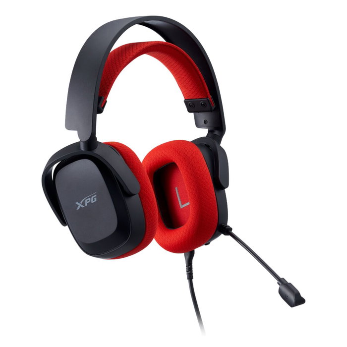 XPG PRECOG STUDIO Gaming-Headset Negro y Rojo con ESS USB-C DAC and 4,4 mm Balanced Connector