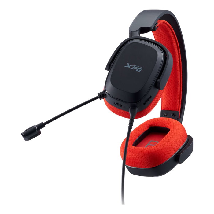 XPG PRECOG STUDIO Gaming-Headset Negro y Rojo con ESS USB-C DAC and 4,4 mm Balanced Connector