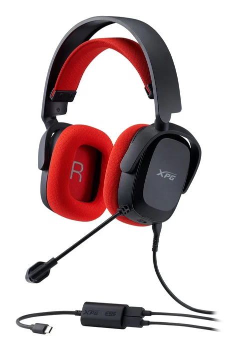 XPG PRECOG STUDIO Gaming Headset - Auriculares Balanceados para Gaming con Micrófono Omnidireccional y Conector USB-C
