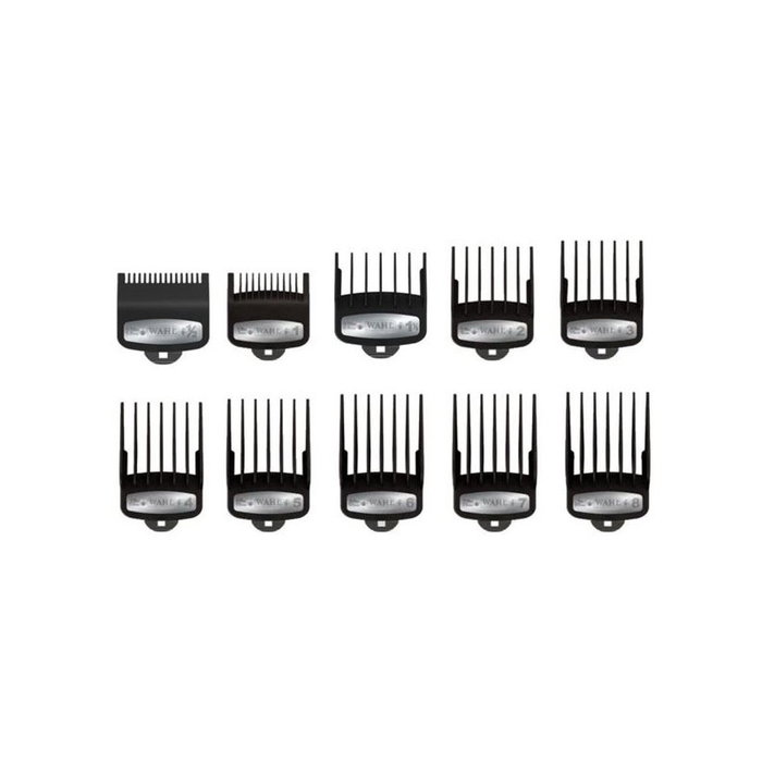 Wahl Bolsa Peines Premium con 10 Peines y Clip de Metal para Máquinas de Vibrador Wahl Bolsa Peines Premium con 10 Peines y Clip de Metal para Máquinas de Vibrador