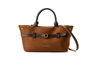 Vince Camuto Bolso de Mano Vittoria Mini - Suede Brown Marrón Piel de Polivinilo Elegante Versátil