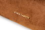 Vince Camuto Bolso de Mano Vittoria Mini - Suede Brown Marrón Piel de Polivinilo Elegante Versátil