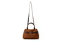 Vince Camuto Bolso de Mano Vittoria Mini - Suede Brown Marrón Piel de Polivinilo Elegante Versátil