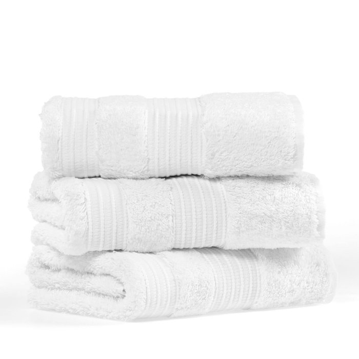 Mijölnir Toalla de Bambú London Wash - Blanco | Toalla de Baño Suave y Absorbente | 60% Algodón 40% Bambú | 685 gr/m² Mijölnir Toalla de Bambú London Wash - Blanco | Toalla de Baño Suave y Absorbente | 60% Algodón 40% Bambú | 685 gr/m²