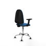 PIQUERAS Y CRESPO Silla de oficina Aýna Azul claro con Brazos 2D