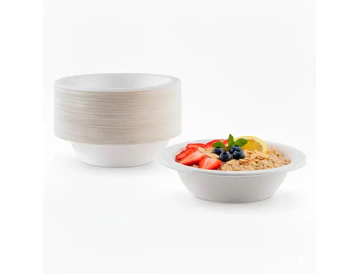 Platos de Fibra Biodegradables 340/350 cc Paquete 50 Unidades Ecológicos
