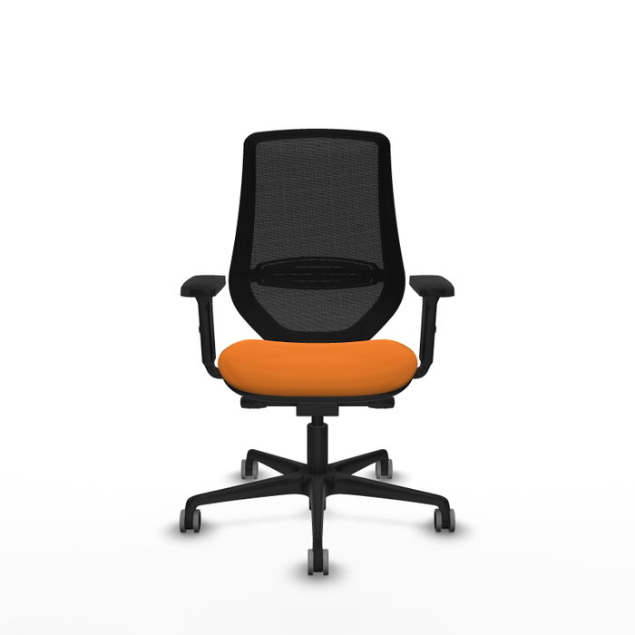 PIQUERAS Y CRESPO Silla de oficina Mardos Naranja/Negro