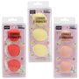 The Concept Factory Juego De 3 Esponjas Maquillaje Kawaii - Fresa, Aguacate, Limón, Pera, Mango, Melocotón