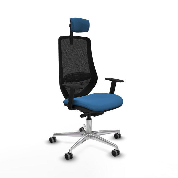 PIQUERAS Y CRESPO Silla de oficina Mardos Azul claro y Negro PIQUERAS Y CRESPO Silla de oficina Mardos Azul claro y Negro
