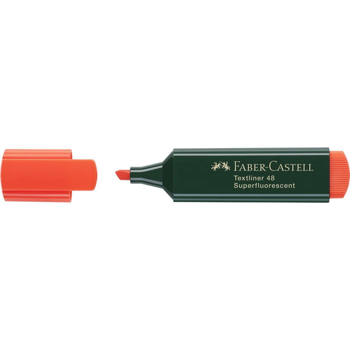 Faber Castell Textliner 48 Marcador Fluorescente Naranja (Set de 10) Faber Castell Textliner 48 Marcador Fluorescente Naranja (Set de 10)