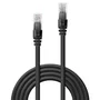 Lindy 48076 Cable de Red Cat6 U/UTP 0,5 m Negro