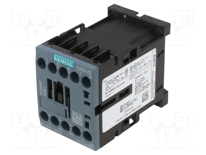 SIEMENS 3RT2516-1AP00 Contactor 4-polar 9A 230VAC SIEMENS 3RT2516-1AP00 Contactor 4-polar 9A 230VAC