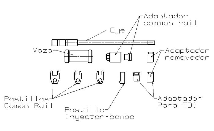 Extractor Inyec con Barra y Puente