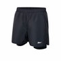 Pantalón Corto Deportivo Reebok Athlete Hype 2-In-1 Negro