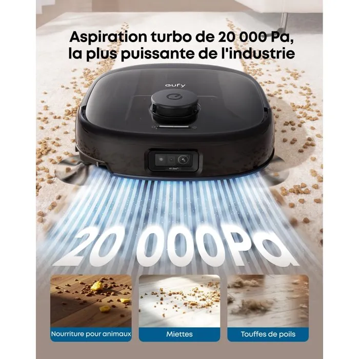 Eufy Omni E25 Robot Aspirador y Fregador HydroJet 20.000 Pa Cepillos DuoSpiral Base Todo en Uno AABHO17964 Eufy Omni E25 Robot Aspirador y Fregador HydroJet 20.000 Pa Cepillos DuoSpiral Base Todo en Uno AABHO17964