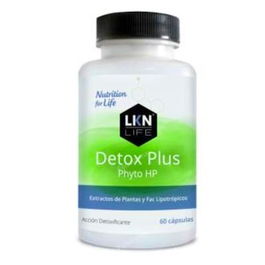 LKN Detox Plus Phyto HP con Cardo Mariano y Diente de León, Complejo Hepático, 60 Cápsulas