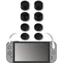 Konix Reposapulgares Joysticks Nintendo Switch 2 Joy-Con Pack 8 Altura Ajustable Negro 3328170304306