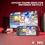 Konix Reposapulgares Joysticks Nintendo Switch 2 Joy-Con Pack 8 Altura Ajustable Negro 3328170304306