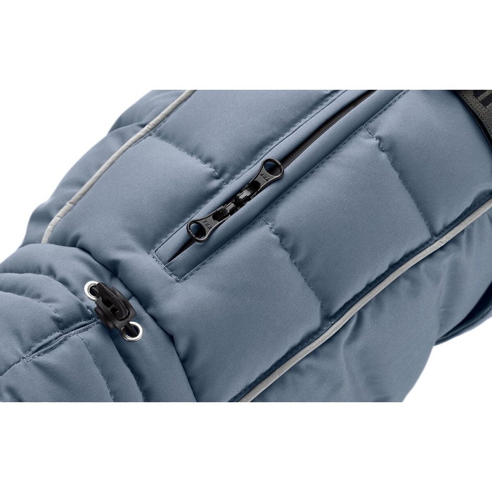Hunter Abrigo para Perros Paxson Impermeable y Acolchado con Ribetes Reflectantes, Ajustable, Talla 30 cm, Azul