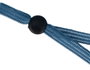 Innspiro Tope ajustador negro silicona para cordon elástico 1cm (10 unidades)