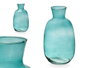 Giftdecor Jarrón de Cristal Cuello Turquesa 36cm