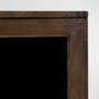Ixia Vitrina de Salón en Madera de Mango y Cristal Marrón