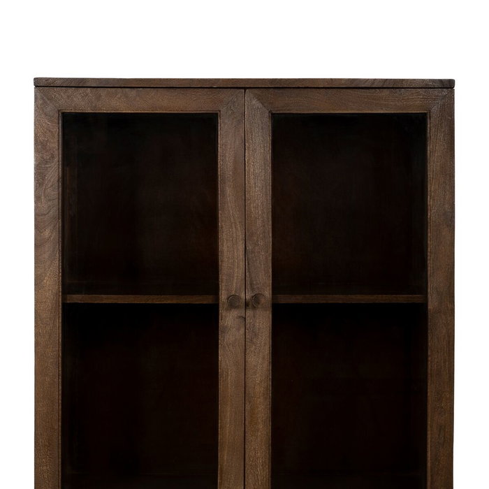 Ixia Vitrina de Salón en Madera de Mango y Cristal Marrón Ixia Vitrina de Salón en Madera de Mango y Cristal Marrón
