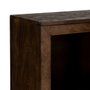 Ixia Vitrina de Salón en Madera de Mango y Cristal Marrón