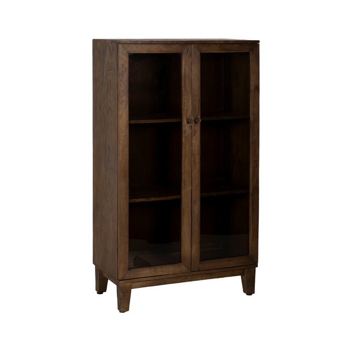 Ixia Vitrina de Salón en Madera de Mango y Cristal Marrón Ixia Vitrina de Salón en Madera de Mango y Cristal Marrón