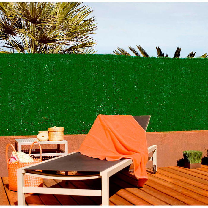 Faura Seto Artificial Mixto 1x3m Verde PVC 85% Ocultación Tratamiento Anti-UV Faura Seto Artificial Mixto 1x3m Verde PVC 85% Ocultación Tratamiento Anti-UV