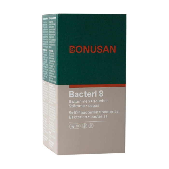 Bonusan Bacteri 8, 28 cápsulas gastroresistentes