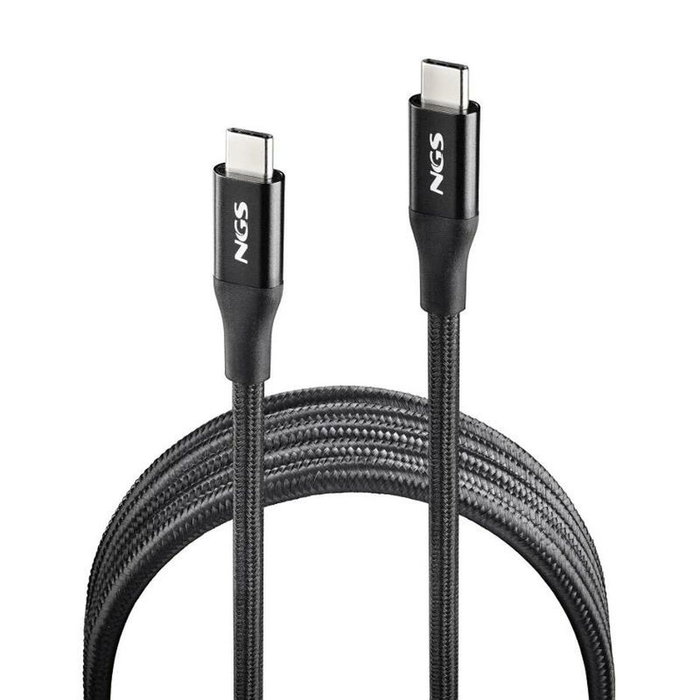 NGS Cable USB-C a USB-C KNOT 240W-2 de 2m Negro