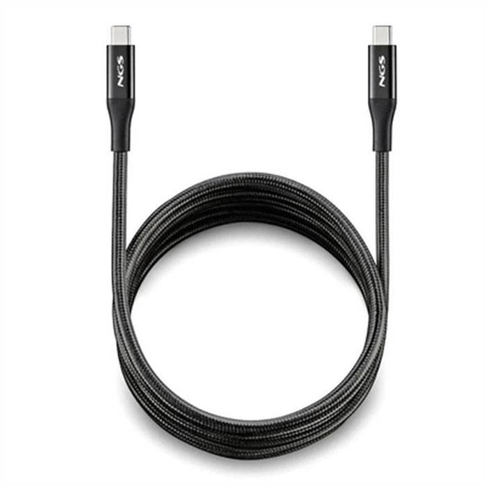 NGS Cable USB-C a USB-C KNOT 240W-2 de 2m Negro