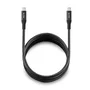 NGS KNOT Cable USB-C a USB-C 2m, USB 4.0, Carga Rápida 240W, Transferencia Datos 40Gbps, Negro