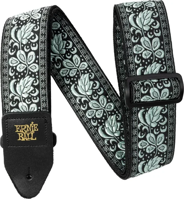 Ernie Ball Correa Jacquard para Guitarra/Bajo Mint To Be - Ajustable 41-72 pulgadas