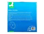 Q-connect Reloj de Pared Analógico Plateado Silencioso 305x305x40mm
