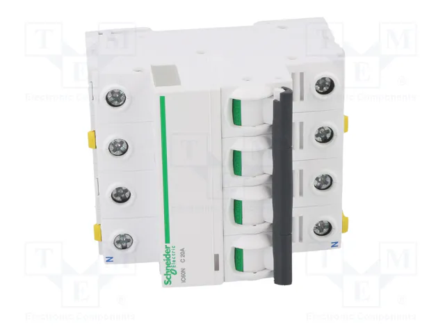 SCHNEIDER ELECTRIC Interruptor magnetotérmico ACTI9 iC60N 20A 3+N 6kA SCHNEIDER ELECTRIC Interruptor magnetotérmico ACTI9 iC60N 20A 3+N 6kA