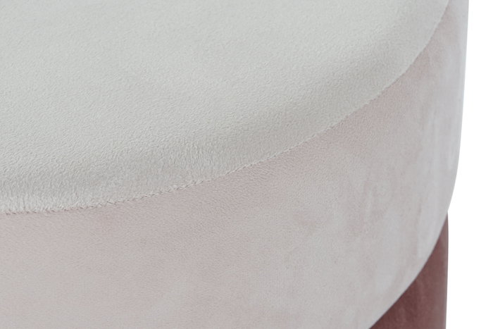 DKD Home Decor Reposapiés de Terciopelo Rosa y Dorado DKD Home Decor Reposapiés de Terciopelo Rosa y Dorado