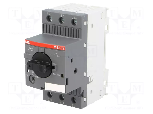 ABB MS132-0.63 Interruptor motorizado 0,12kW 208-690VAC