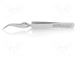 KNIPEX Pinza acodada de 115 mm para precisión