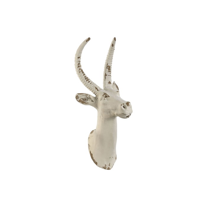 DKD Home Decor Decoración de Pared de Resina Onix Decape Blanco